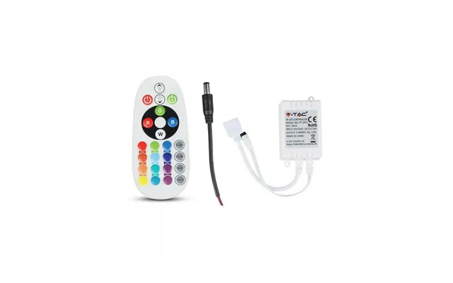 Rgb Kontroller Med Fjernbetjening - Memory Funktion, Infrarød, 12v 72w , 24v 144w