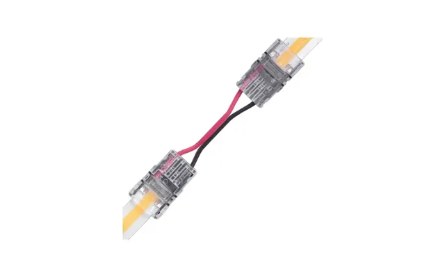 Samler Med Ledning Til Led Strip - 10mm, Cob, Enkeltfarvet, Ip20, 5v-24v