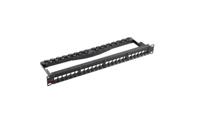 Simply45 Patchpanel Rack 24 Port Unloaded Skærmet 1u
