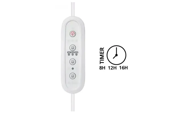Timer Til Ledlife Pro-grow 2.0 - 1,5 M Ledning, . 120w, Vælg Mellem 8, 12 Eller 16 Timer