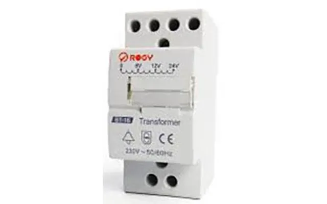 Transformer 8 12 24vac - 9va. Din Mont.