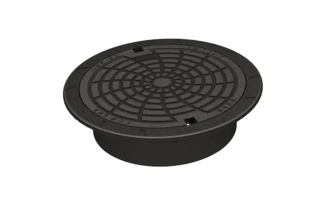 Ulefos 600 X 200 Mm Karm Dæksel M Lås - Rund