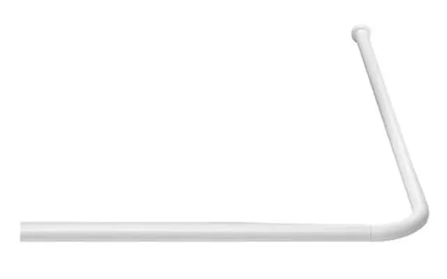 Universal Brusestang Hvid Alu Ø20mm