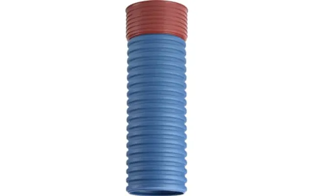 Uponor 315 X 3000 Mm Pp-opføringsrør Med Muffe - Blå
