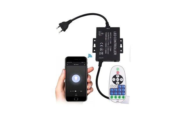 Wifi Smart Home Dæmper Til 230v Inkl. Endeprop Type Q Med Memory Funktion - 100 M Rækkevidde