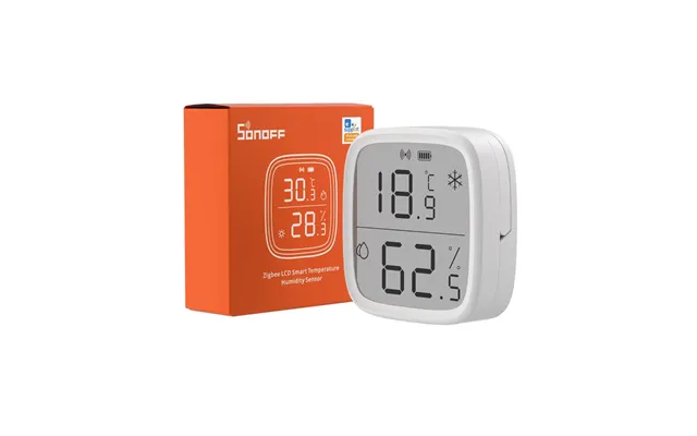 Zigbee Temperatur- Og Fugtighedssensor - -9,9-60 C 0-95%rh