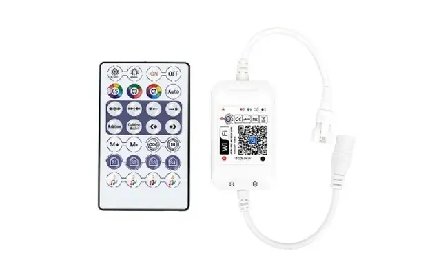 Rgbic Wifi Kontroller Med Fjernbetjening - Trådløs Styring Via Wifi Bluetooth
