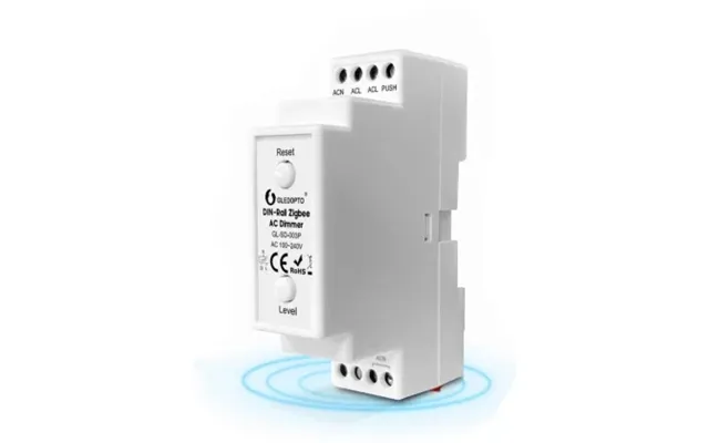 Zigbee Dæmper Modul Til Din-skinne - Gledopto, Zigbee 3.0, 200w, Til Indbygning
