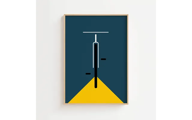Bauhaus Bicycle Poster 50 X 70 Cm Ellens Postershop