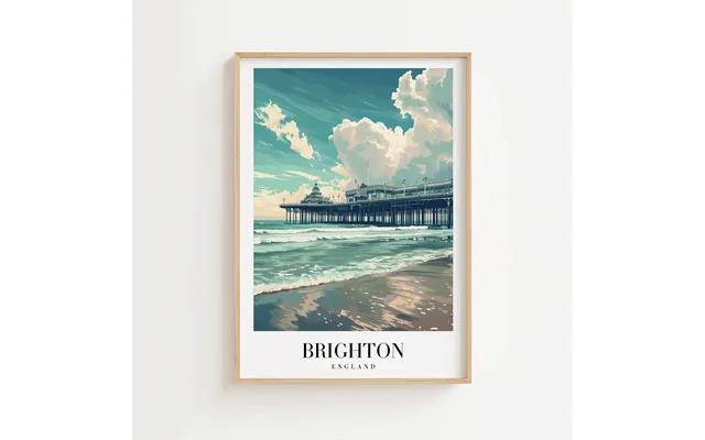 Brighton England Byposter 50 X 70 Cm Ellens Postershop