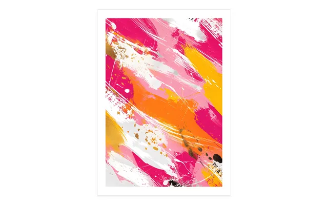 Clash - Pink Poster 50 X 70 Cm Ellens Postershop