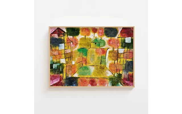 Colored Garden Paul Klee Poster 21 X 29,7 Cm A4 Ellens Postershop