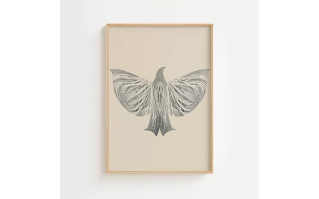 Flyvende Frihed Illustrationsposter Ellens Postershop - 21 X 29,7 Cm