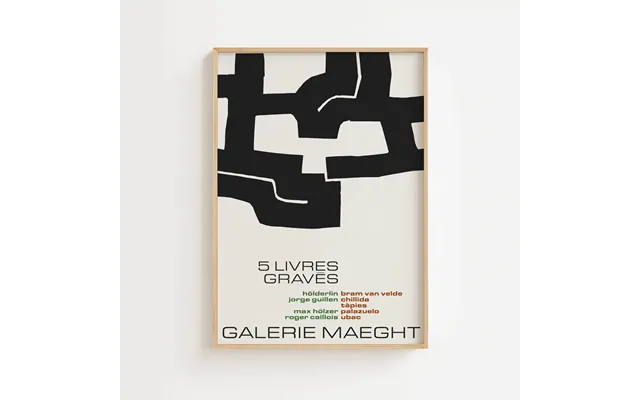 Galerie Maeght 5 Livres Poster 50 X 70 Cm Ellens Postershop