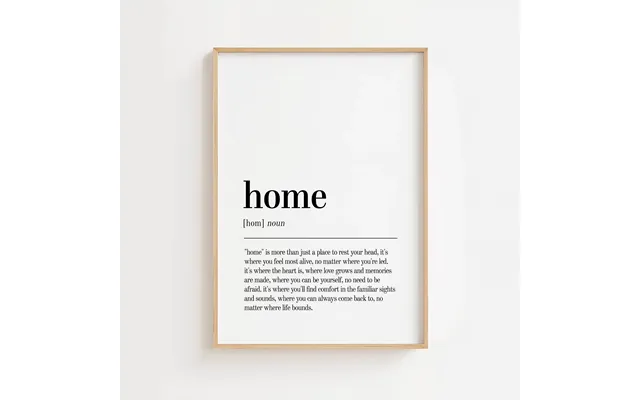 Home - Citatposter 21 X 29,7 Cm A4 Ellens Postershop