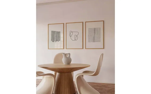 Minimal Line Balance Billedvæg By Ellens Postershop - 3 Stk. 50 X 70 Cm