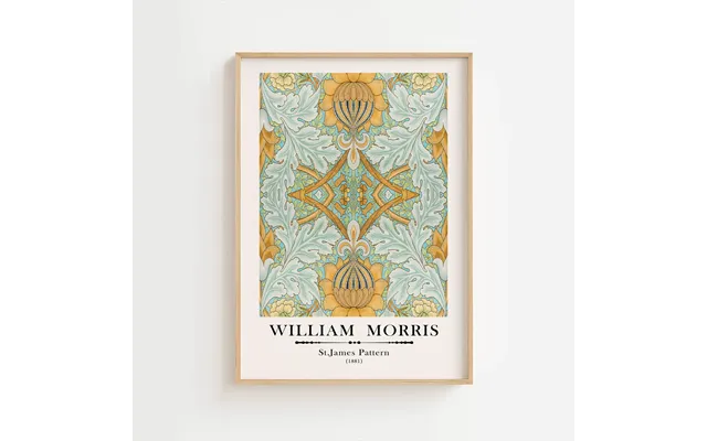 William Morris - St. James Pattern Poster 50 X 70 Cm Ellens Postershop