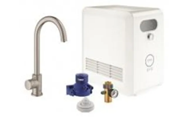 Grohe Blue Professional Mono Køkkenarmatur Med Køler. C-tud. Supersteel