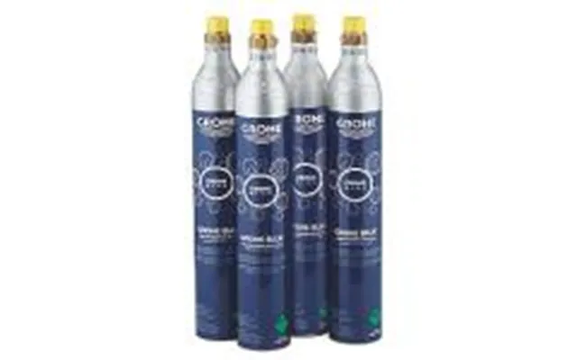 Grohe Startsæt Co2 Flasker 425 G Co2 Flasker 4 Stk Til 60 Liter Vand Med Brus