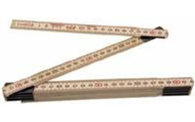 Hultafors Tommestok Træ 10led - 2 Mtr.