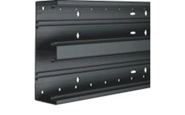 Installationskanalbund Br65210d I Plast Med 2 Kamre 68x210mm Ral 9011
