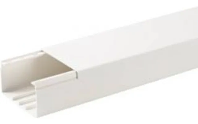 Kabelkanal 40x90 Mm Perlehvid - Ral 9010