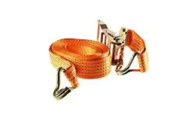 Lastestrop 2000 Kg - 38mm X 6m Orange Med Skralde & J-krog
