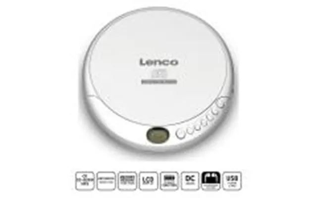 Lenco Bærbar Cd Mp3-afspiller Anti-stød Sølv
