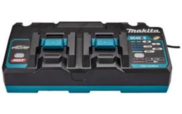 Makita Dc40rb Dobbelt Oplader Til 2 X 40v Xgt Max Batterier