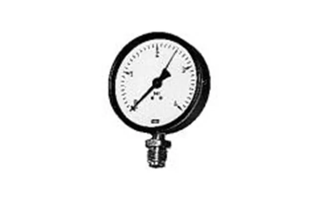 Manometer 1 4xø63 0-10 Bar - Nedadrettet Studs Med Glycerin
