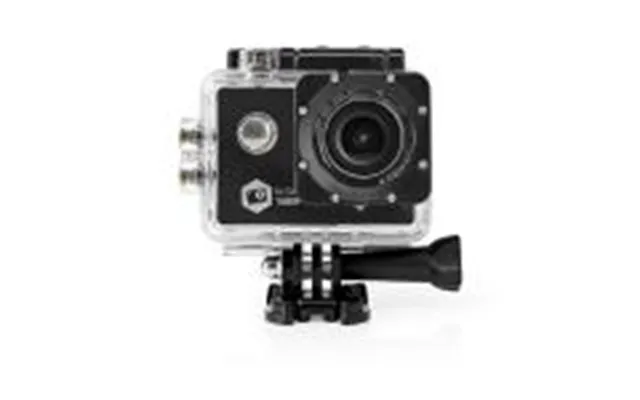 Nedis Action Cam 1080p 30fps 12 Mpixel Vandtæt 30.0 M 90 Min Wi-fi App Tilgængelig Til Android Ios Montering Inkluderet 