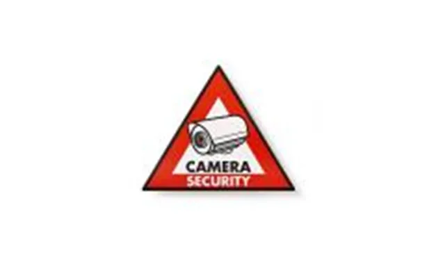 Nedis Advarsel Sticker Trekant Rød Indhold 5 Stk.