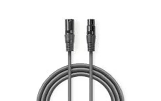 Nedis Dmx Adapterkabel Xlr 3-pin Han Xlr 3-pin Hun Nikkelplateret 10