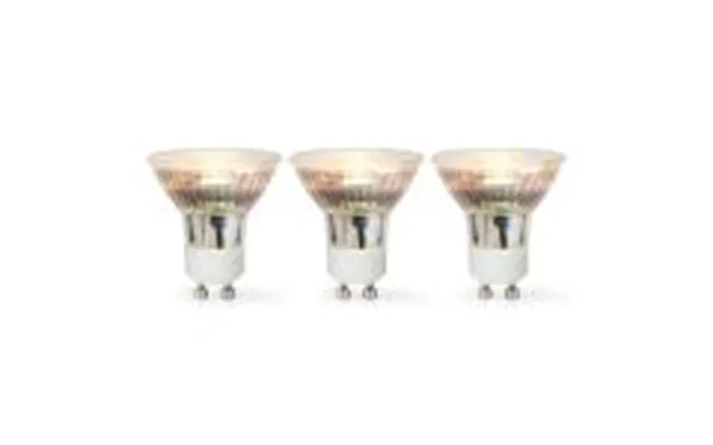 Nedis Led Pære Gu10 4.5 W 345 Lm 2700 K Varm Hvid Retro Stil 3 Stk