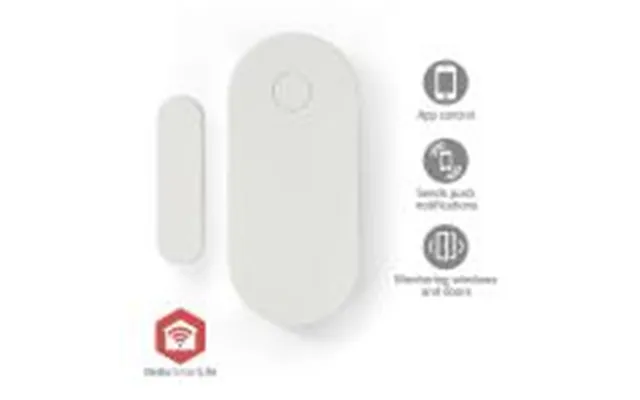 Nedis Smart Dør Vindue Sensor Zigbee Batteri Android & Ios Hvid
