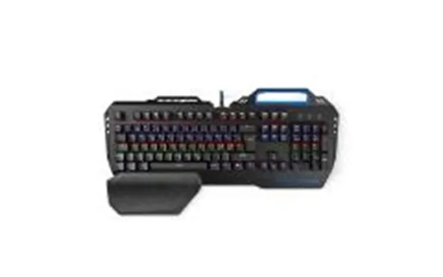 Nedis Wired Gaming Keyboard Usb Mekaniske Taster Rgb Nordisk Nd Layout Strømkabellængde 1