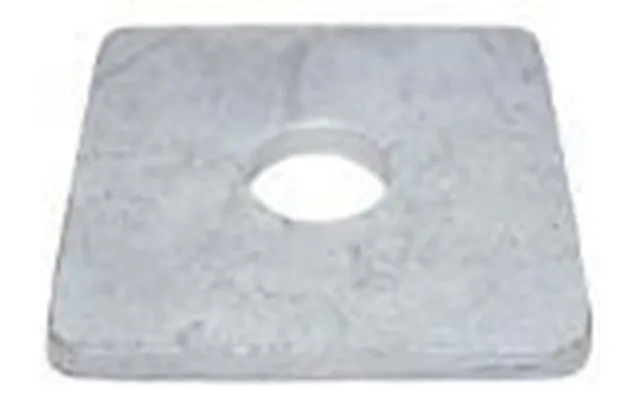 Nkt Spændeplade Firkant M12 Varmforzinket 40x40 Mm - 50 Stk Pr
