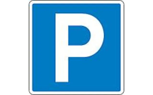Oplysningstavle - Parkering E33,1 50x50cm T3 Refleks, Ds En12899-1