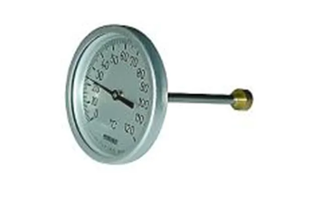 Rüeger Tch Termometer 80x50 Mm. Rustfrit Stål - Frontring I Aluminium