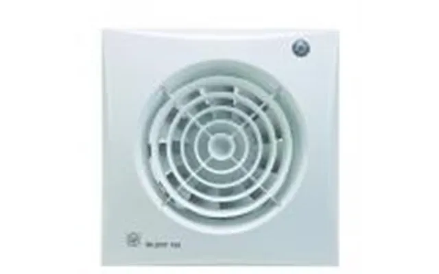 S&p Silent 100 Cdz Hvid - Ventilator Med Bevægelsessensor Og Timer