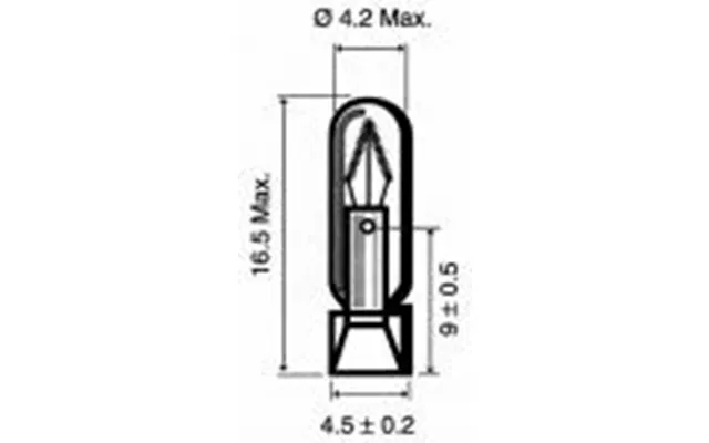 Telefonlampe 30v 0,02 A T4,5 4x16,5
