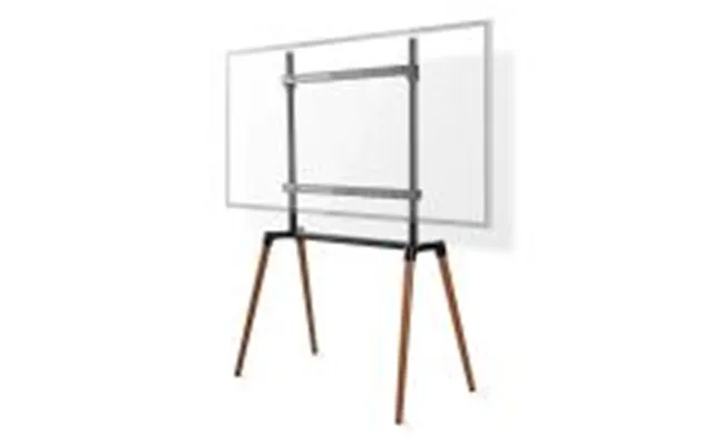 Tv Gulv Stand 60 - 75 Maksimal Vægt 40 Kg Scandinavian Design Skrid Rem Snap-lock Aluminium Stål Sort