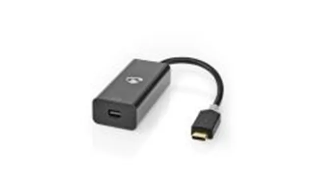 Usb-adapter Usb 3.2 Gen 1 Usb Type-c Han Mini Displayport 0.20 M Runde Guldplateret Pvc Anthracite Window Box