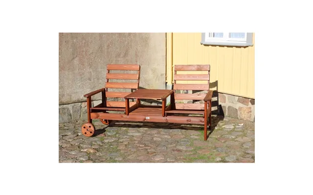 Du Og Jeg Bænk Brun - Diverse Havebænk