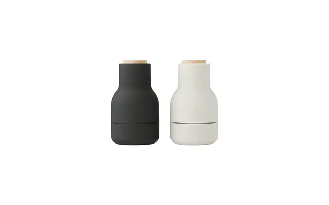 Audo Copenhagen Bottle Grinder Small, 2 Pcs - Ash, Carbon Beech Erling Christensen Møbler