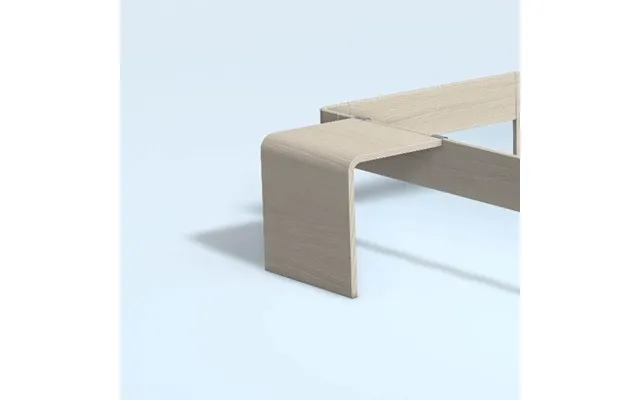 Auping Auronde Sengebord, Lav Model - Soft White Oak Erling Christensen Møbler