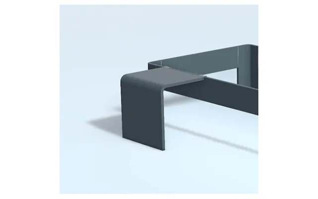 Auping Auronde Sengebord, Mellem Model - Cool Grey Erling Christensen Møbler