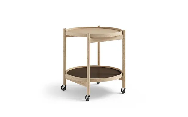 Brdr. Krüger Bølling Bakkebord 50 Cm. - Eg Ubehandlet, Bakke 1 Earth Bakke 2 Stone Erling Christensen Møbler