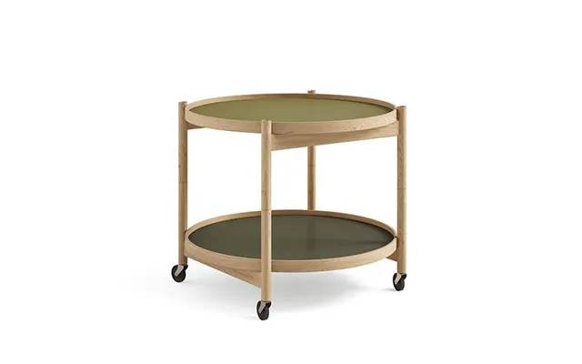 Brdr. Krüger Bølling Bakkebord 60 Cm. - Eg Olie, Bakke 1 Leaf Bakke 2 Olieret Eg Erling Christensen Møbler