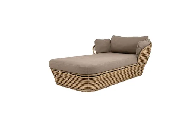 Cane-line Basket Daybed - Natural Stel Inkl. Hynde Erling Christensen Møbler